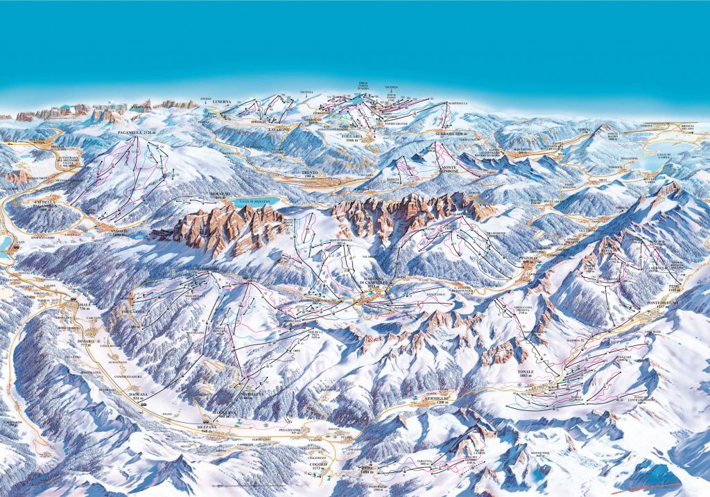 skigebied van Paganella